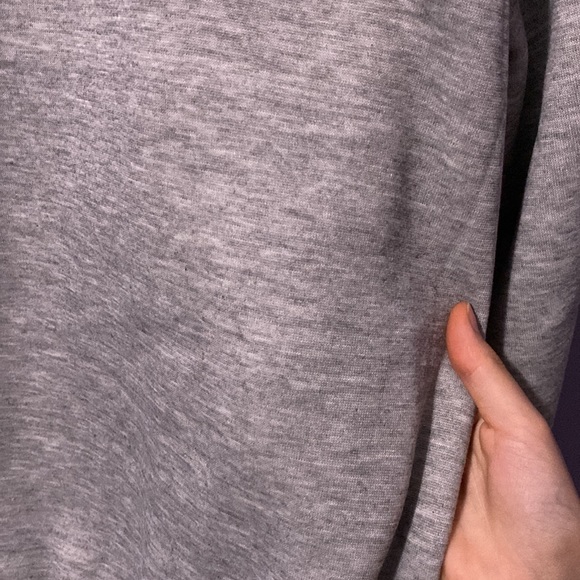 Women’s Oversized Grey Pullover Sweatshirt - Picture 7 of 7